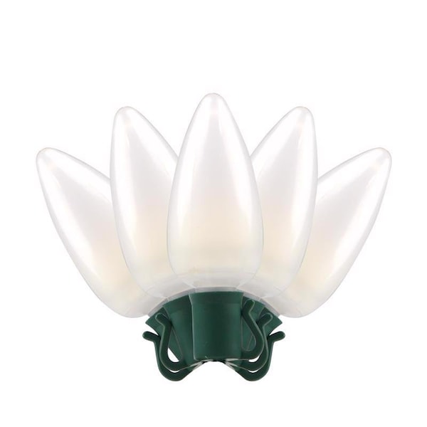 Celebrations Celebrations Platinum LED C9 White 25 ct String Christmas Lights 25 ft. C925OWHA - main